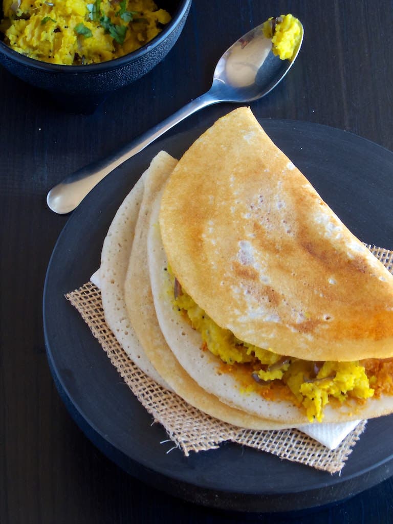 Mysore Masala Dosa - Karanataka Breakfast Special • The Magic Saucepan